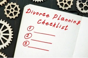 divorce planning checklist