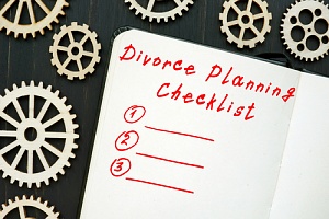 a divorce paperwork planning checklist